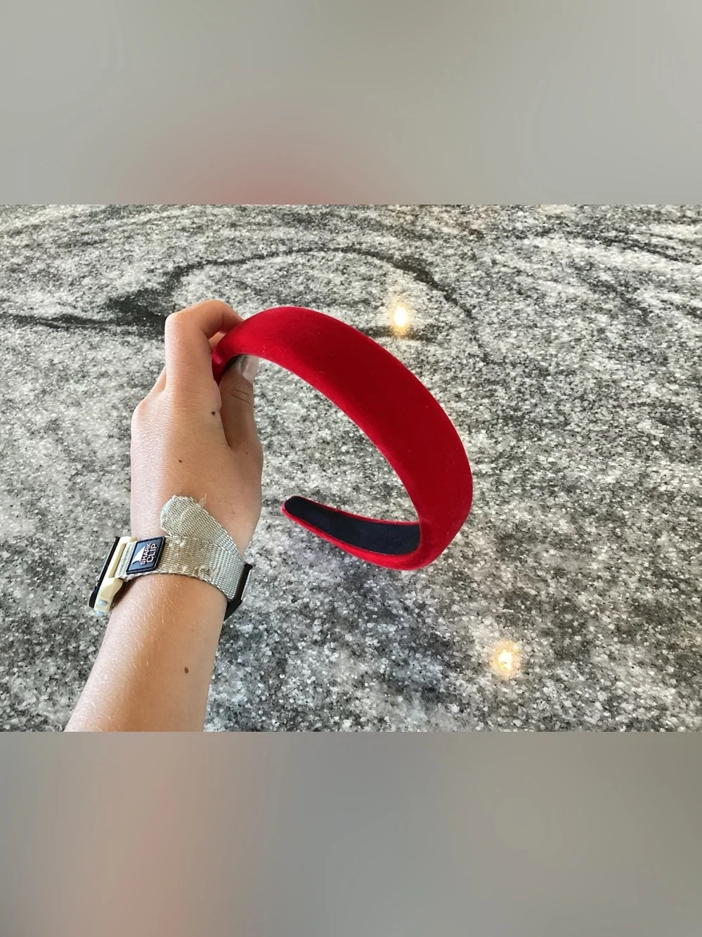 Amazon Red Velvet Padded Kids Headband